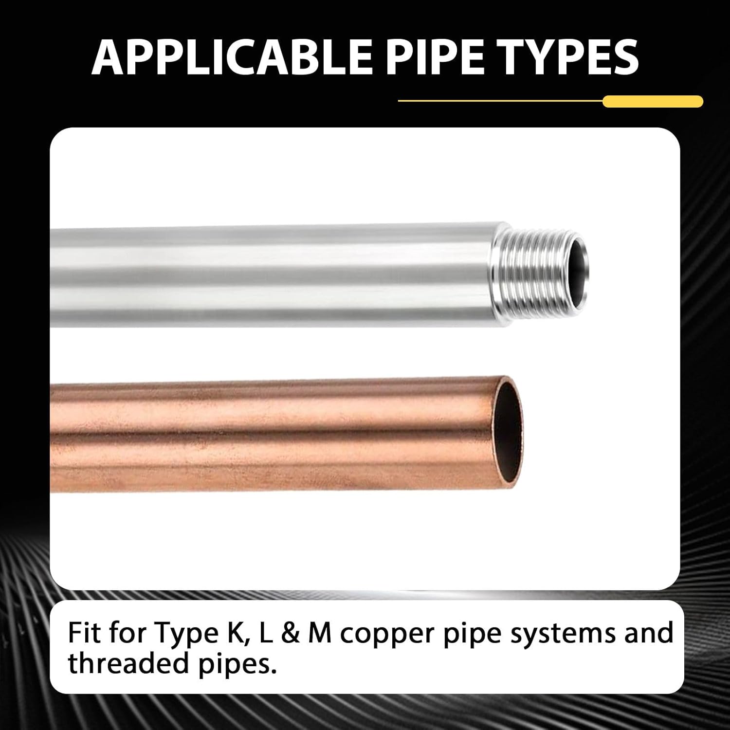 (Pack of 10) Foskan 3/4" C x 1/2" FNPT Copper Female Adapter, Copper Plumbing Fittings with Sweat Solder Connection