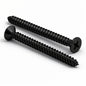 #10 x1-1/4 [100 Pack] Flat Head Phillips Drive Self Tapping Screws, Sheet Metal Screws, Black Oxide, 304 Stainless Steel (18-8), Corrosion Resistant Screw for Wood, Sheet Metal and More