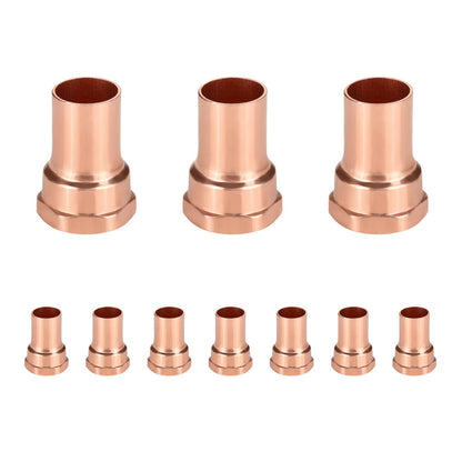 (Pack of 10) Foskan 3/4" C x 1/2" FNPT Copper Female Adapter, Copper Plumbing Fittings with Sweat Solder Connection
