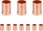 (Pack of 10) Foskan 3/4" C x 1/2" FNPT Copper Female Adapter, Copper Plumbing Fittings with Sweat Solder Connection