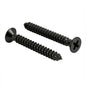 #10 x1-1/4 [100 Pack] Flat Head Phillips Drive Self Tapping Screws, Sheet Metal Screws, Black Oxide, 304 Stainless Steel (18-8), Corrosion Resistant Screw for Wood, Sheet Metal and More