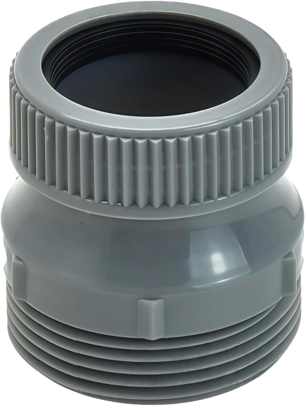 1 1/4 to 1 1/2 Sink Drain Adapter, Extension Coupling with Slip Joint Connection, PP Reducing Pipe Adapter Fitting for Bathroom and Kitchen P-Trap Repair