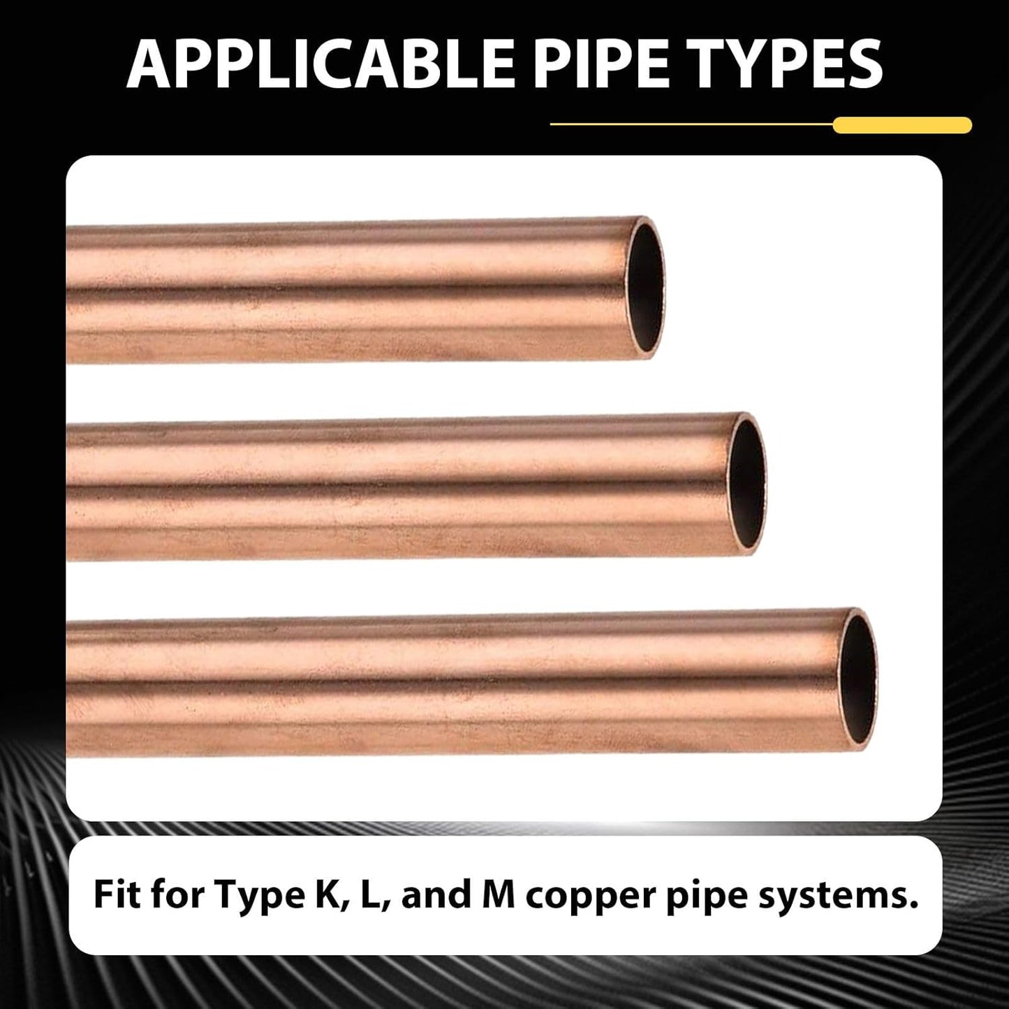 (Pack of 15) Foskan 3/4" C x C x C Copper Tee, Copper Plumbing Fittings with Sweat Solder Connection