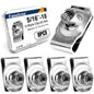 1/4"-20 U Clip Nuts, 304 Stainless Steel Extruded Clip-On U Nuts for Automotive Door Panel & Dash, 10 Pack