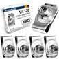 1/4"-20 U Clip Nuts, 304 Stainless Steel Extruded Clip-On U Nuts for Automotive Door Panel & Dash, 10 Pack